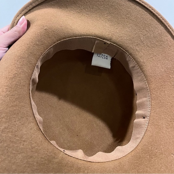 Vintage Wool Brim Hat Bow - Picture 3 of 7